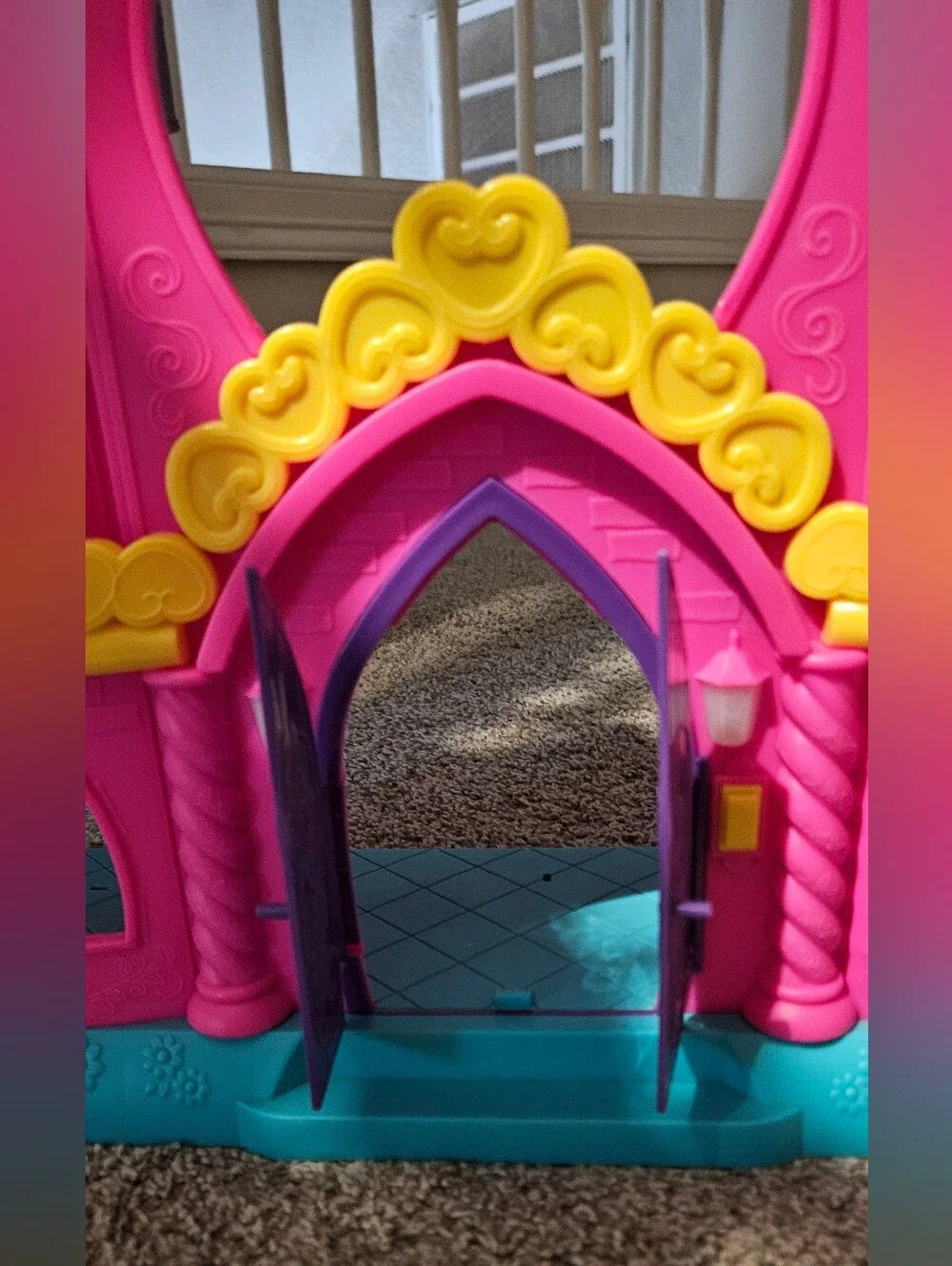Kid Connection Princess Castle Play House Dollhouse Pink Purple